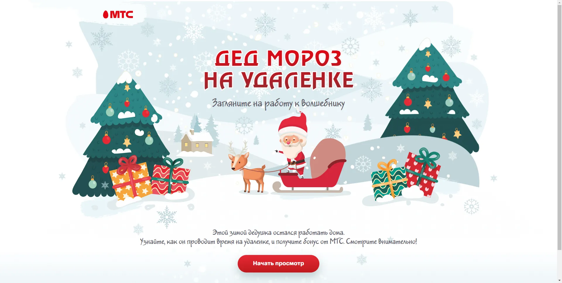 Дед Мороз на удаленке