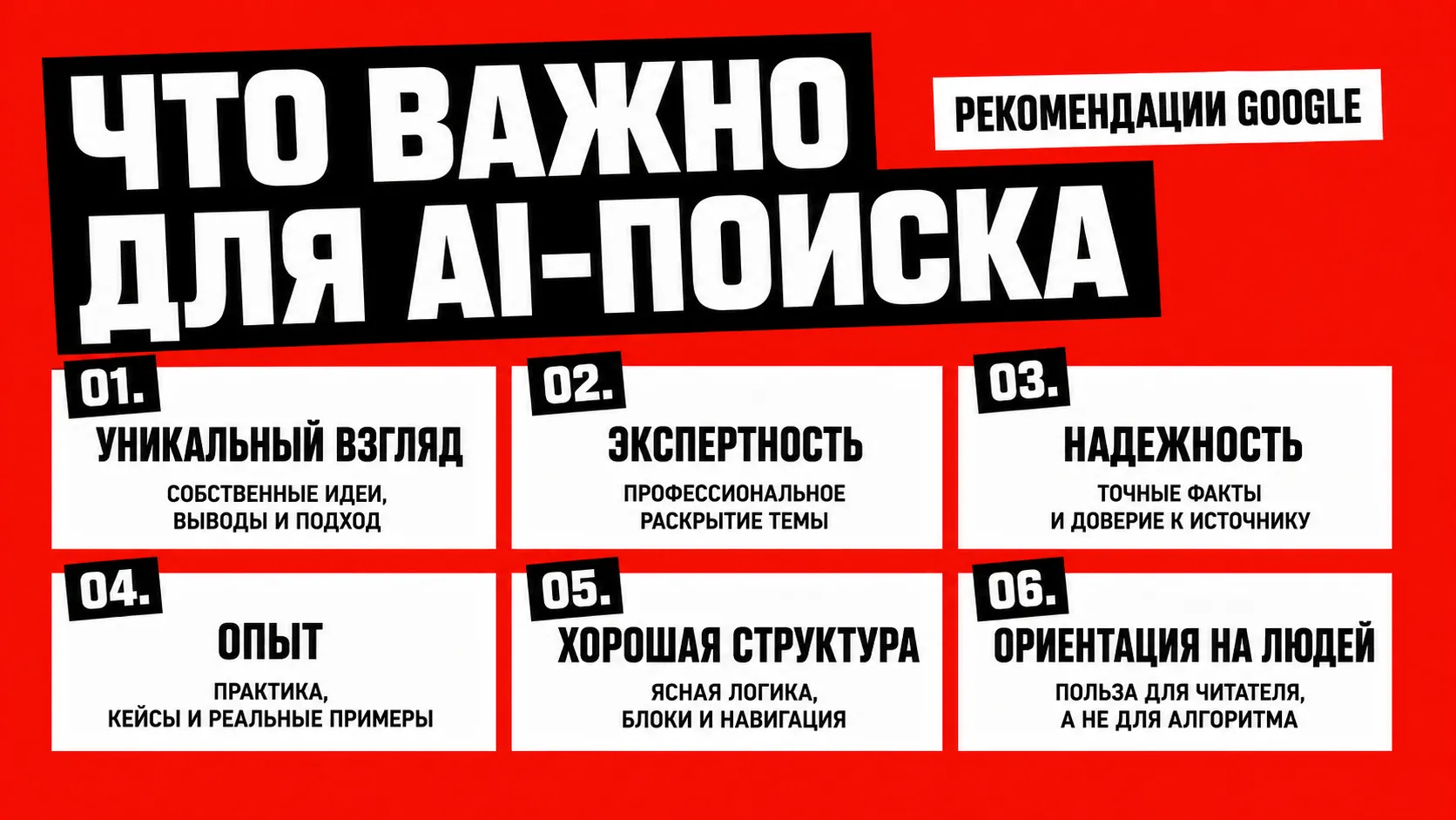 Что важно для AI-поиска