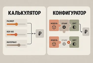 Калькулятор или конфигуратор: что выбрать для товара с параметрами, размерами и опциями