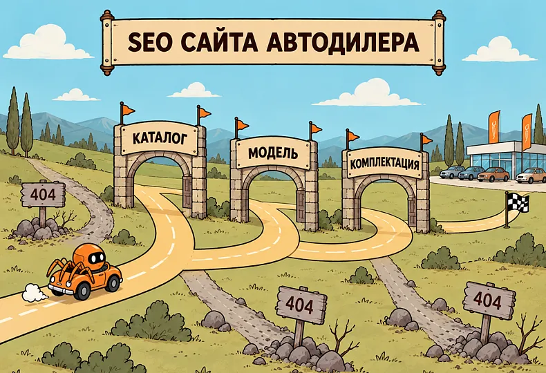SEO сайта автодилера: каталог, модели и комплектации